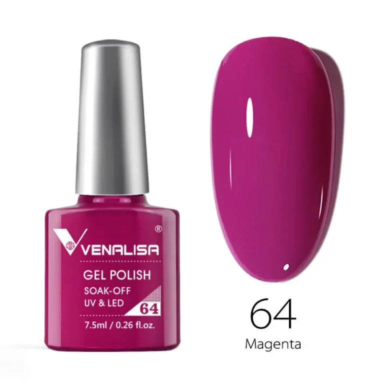 Venalisa Gel Polish Shade No. 64 Magenta
  (7.5ml)