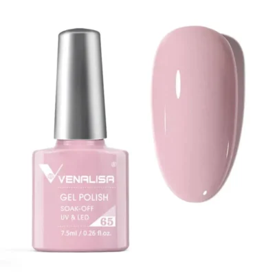 Venalisa Gel Polish Shade No. 65 Lotus Pink (7.5ml)