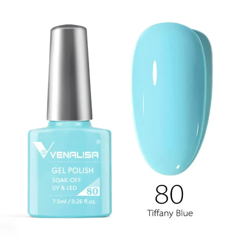 Venalisa Gel Polish Shade No. 80 Tiffany
  Blue (7.5ml)
