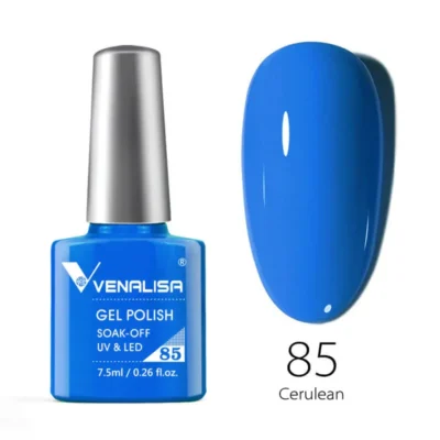 Venalisa Gel Polish Shade No. 85 Cerulean (7.5ml)