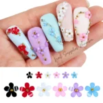 Flower Nail Charms Grid (set No. 1)