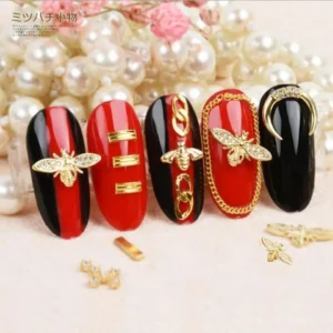 Gucci Bee Nail Art Charms (set Of 2 Pcs)