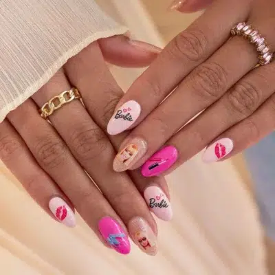 Barbie Dreamhouse Press-On Nails - xPRESS/ON Nail Art in Pink | OPI