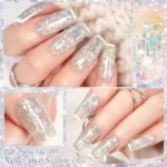 Born Pretty Aurora White Reflective Sequins Glitter Gel Rs01 (5gm)