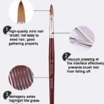 Kolinsky Germany Acrylic Brush (size 04)