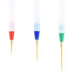 Nail Art Striping Brush (set Of 3)