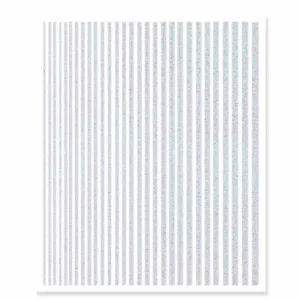 Aurora Glitter Stripes Sticker Sheet