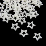 Ivory Pearl Stars Nail Charms (Pack of 10 Pcs)