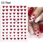 Valentine Special Red Hearts Sticker Sheet