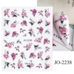 Floral Nail Art Sticker Sheet (JO-2238)