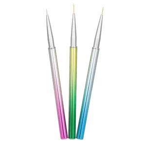 Metallic Art Brushes (Set Of 3)