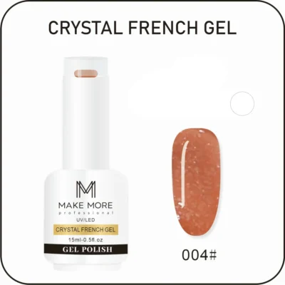 Make More Crystal French Gel Polish (15ml) 004