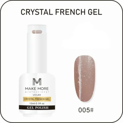 Make More Crystal French Gel Polish (15ml) 005