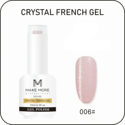 Make More Crystal French Gel Polish (15ml) 006