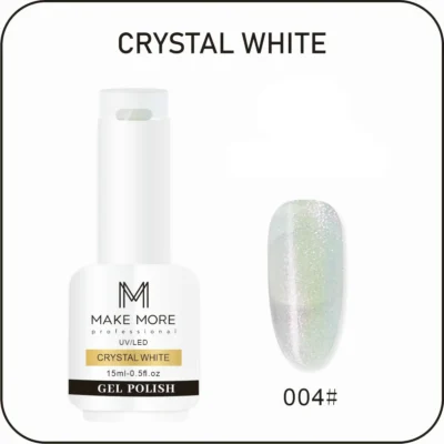 Make More Crystal White Aurora Gel Polish (15ml) 004