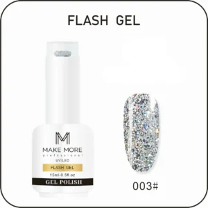 Make More Flash Glitter Gel Polish (15ml) 003