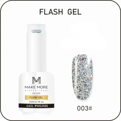 Make More Flash Glitter Gel Polish (15ml) 003