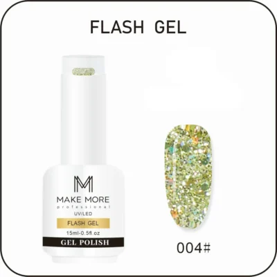 Make More Flash Glitter Gel Polish (15ml) 004