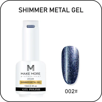Make More Shimmer Metal Gel Polish (15ml) 002