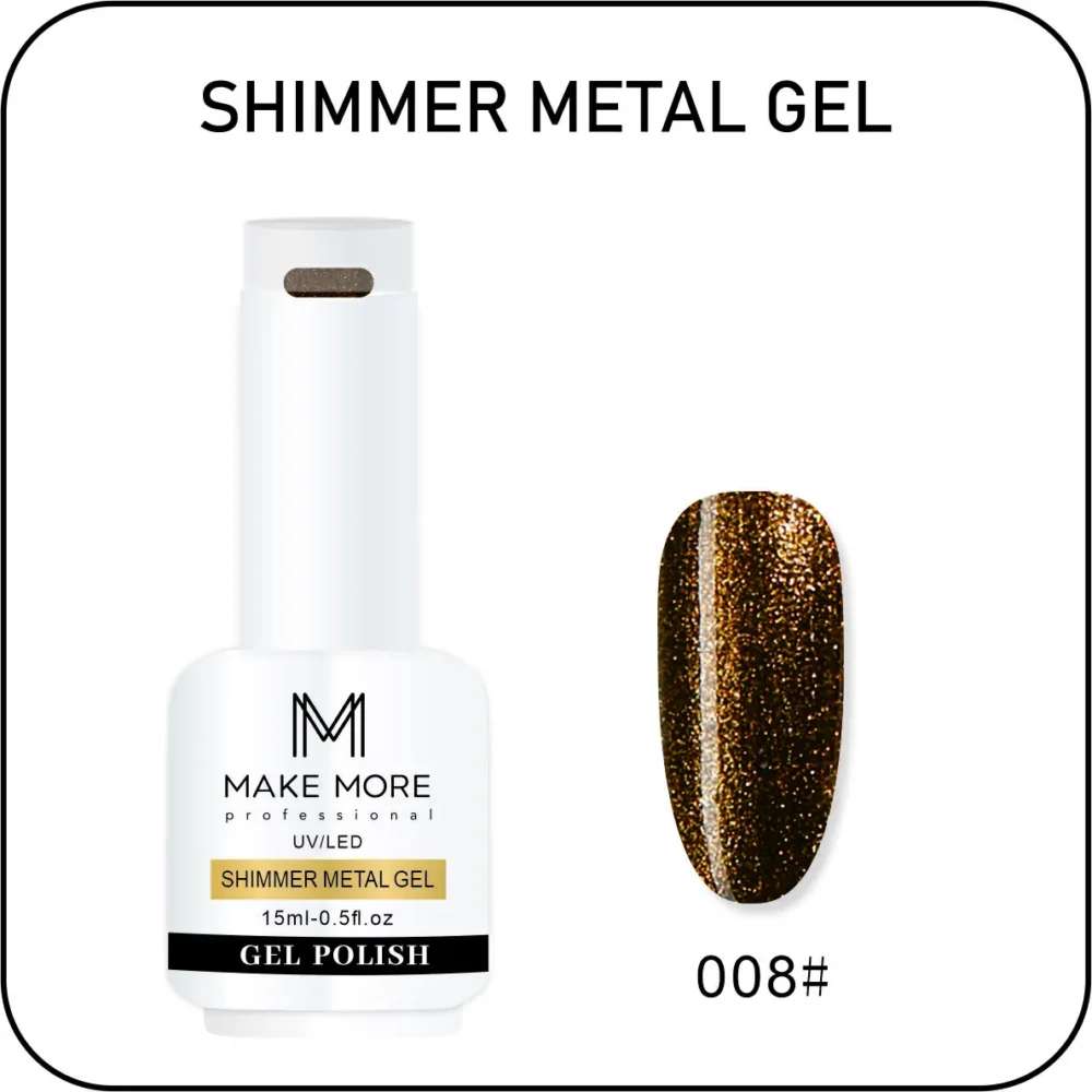 Make More Shimmer Metal Gel Polish (15ml) 008