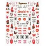 Barbie And Brands nail Stickers Sheet (JO-1448)