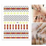 Gucci Brand Nail Stickers Sheet (985)