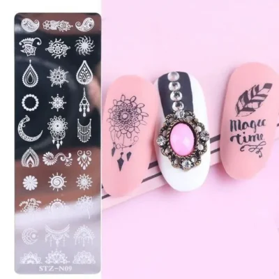 Bohemian Jewelry Nail Stamping Plate (xy-n09)