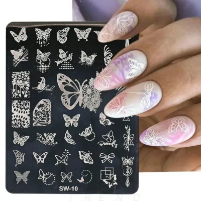 Butterfly Wings Nail Stamping Plate (xy2022-a10)