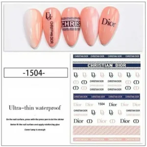 Christian Dior Nail Stickers Sheet (1504)