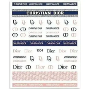 Christian Dior Nail Stickers Sheet (1504)