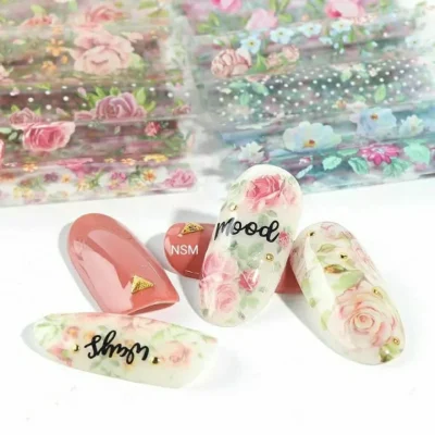 Floral Print Transfer Foil Box