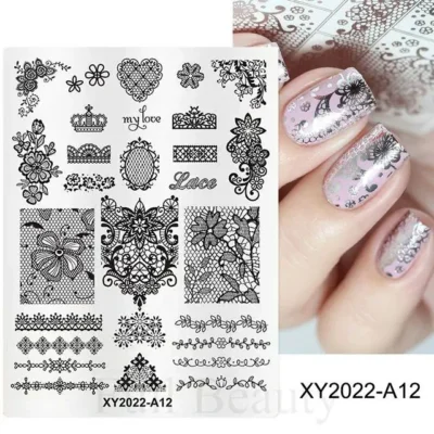 Lace Design Stamping Plate (xy2022-a12)