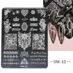 Lace Design Stamping Plate (xy2022-a12)