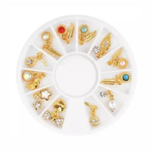 Feather Nail Charms Wheel