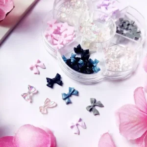 Pastel And Aurora Bow Charms Wheel Box