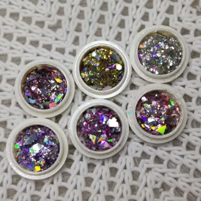 Shattered Glass Glitter Mylars (set Of 6)