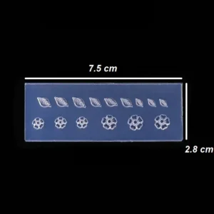 Flower And Leaf Silicone Nail Art Mold