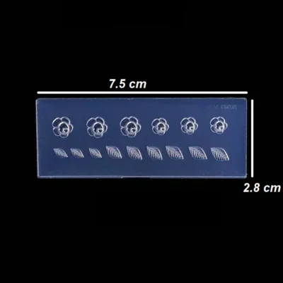 Flower And Leaf Silicon Nail Art Mould
