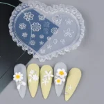 Flower And Leaf Silicone Nail Art Mould