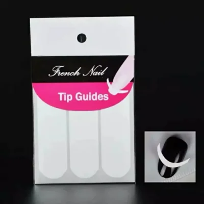 French Manicure Tip Guides Sticker Sheets