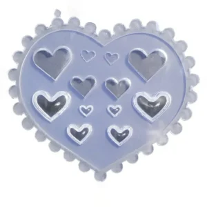 Heart Shaped Silicone Nail Art Mold