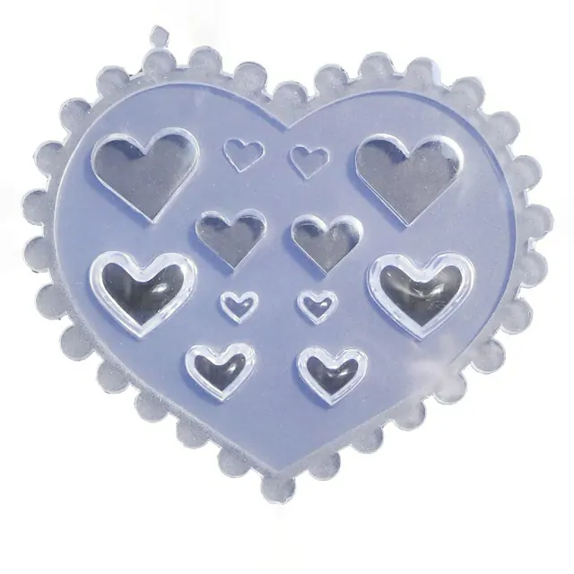 Heart Shaped Silicone Nail Art Mold Heart Shaped Silicone Nail Art Mold