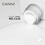 Canni Pure White Gel Nail Polish C126 (16ml)