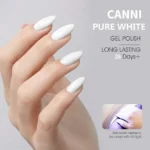 Canni Pure White Gel Nail Polish C126 (16ml)