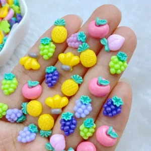 Fruits Nail Art Charms (Pack Of 50 Random Pcs)