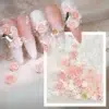 Light Pink Rose Pearl Nail Charms Pack