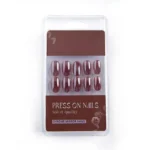 Rose Gold Pearl Salon Quality Press On Nails (Set Of 24 Nails)