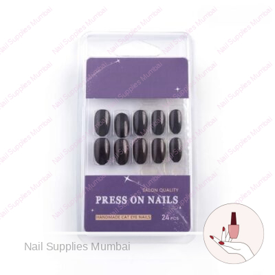 Salon Quality Cat Eye Press On Nails (set Of 24 Nails)