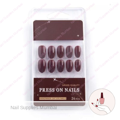 Salon Quality Cat Eye Press On Nails (set Of 24 Nails)