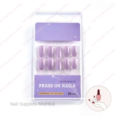 Salon Quality Cat Eye Press On Nails (set Of 24 Nails)